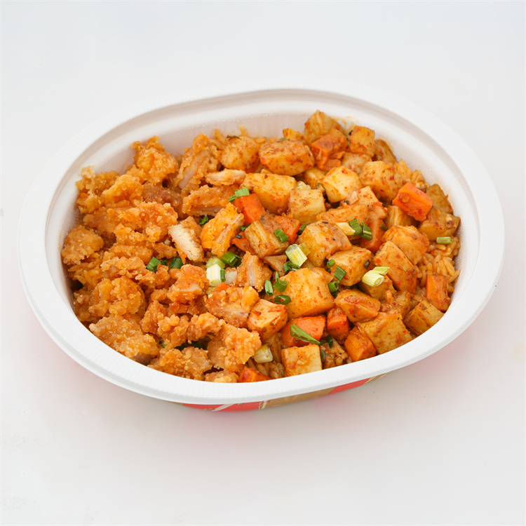 炸鸡块土豆炒饭
