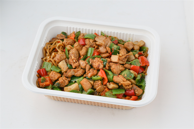 双椒鸡丁面
