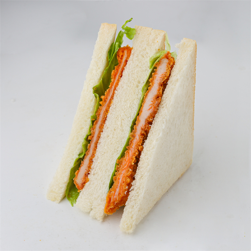 炸鸡排三明治